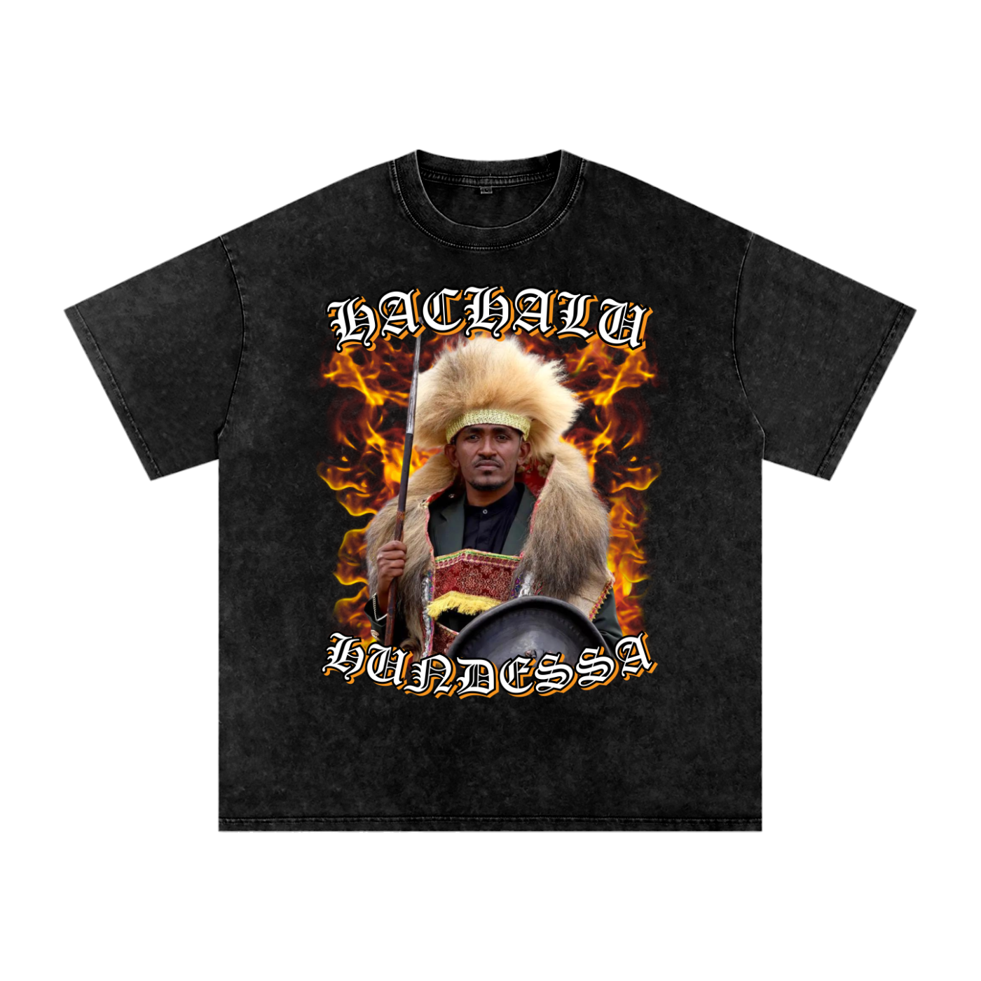 Hachalu Hundessa Acid Wash T-Shirt