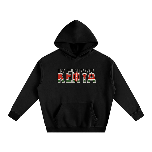 Kenyan Oversized Black Hoodie
