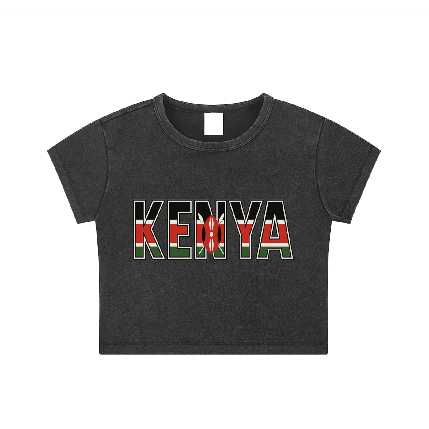 Short sleeve t-shirt crop top