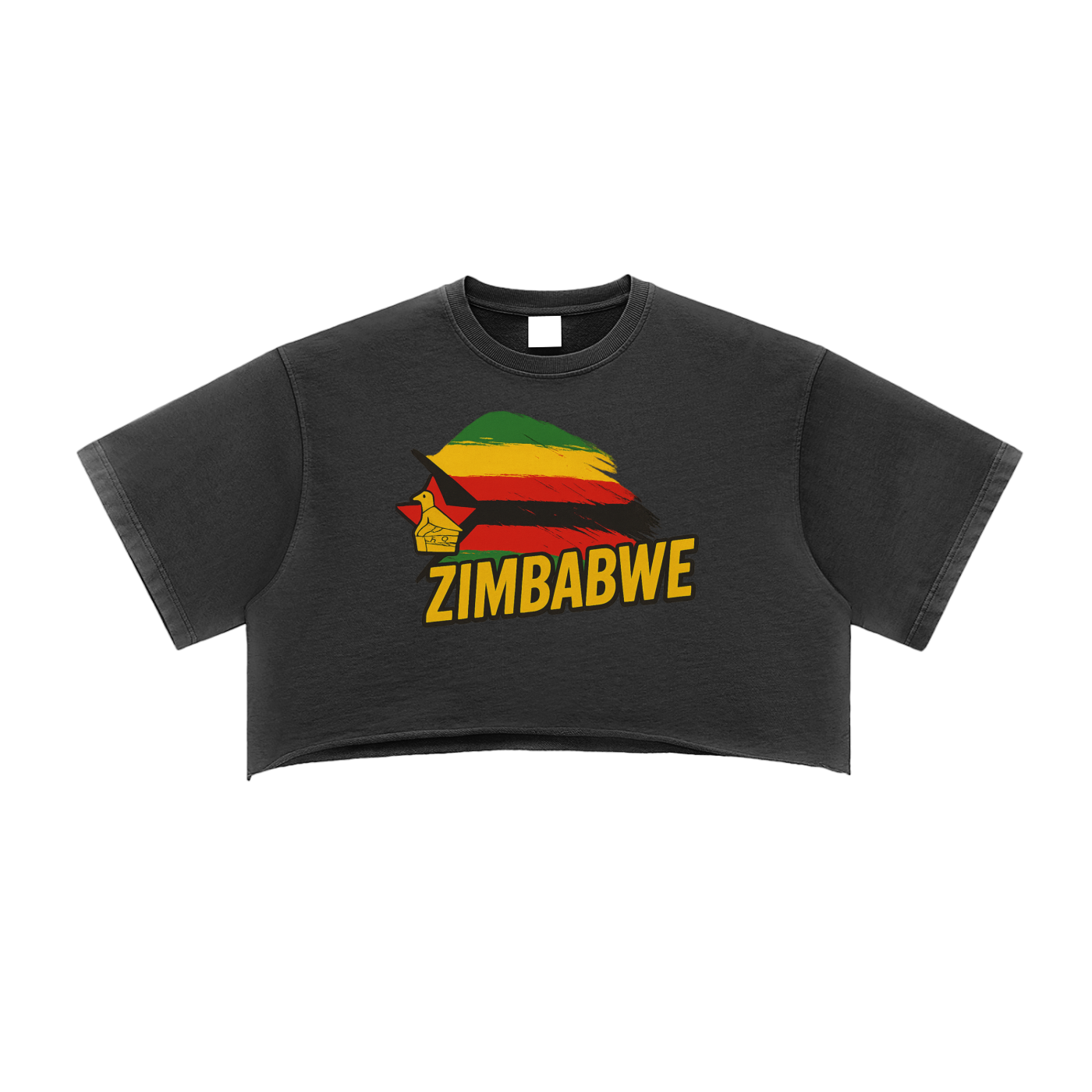 Snow Washed Crop Top